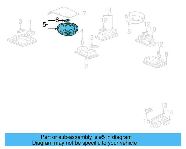 Cargo Lamp 251-947-105-A - View 5
