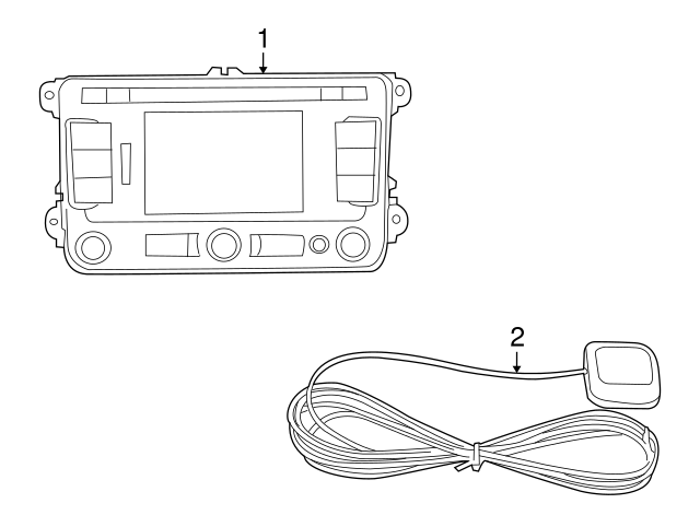 Radio Navigation System Rns 315 1K0-057-274-C