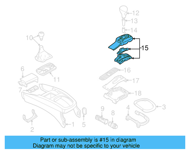 Gear Indicator 3B0-798-151-K-2ZZ - View 4
