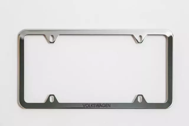 License Plate Frame, Slim With Logo 000-071-801-AB-5R5 - View 9