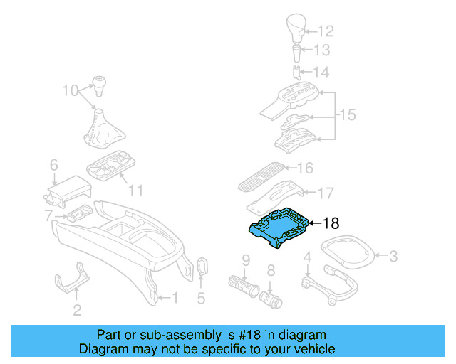 Gear Indicator Frame 4B0-713-219-F - View 9