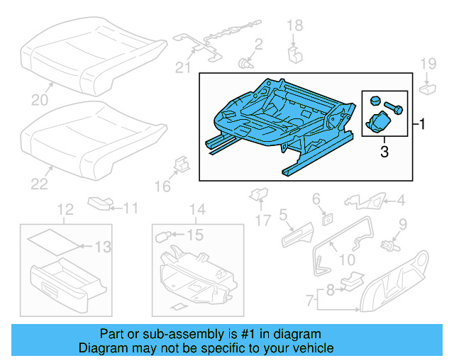 Seat Frame 5QM-881-105-A - View 4