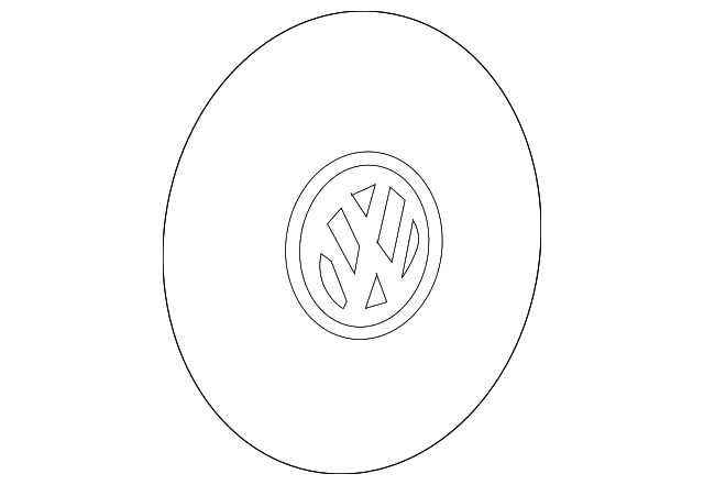 Heritage Wheel Center Cap 5C0-601-149-D-QZQ - View 8