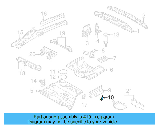 Floor Extension Clamp 3U0-802-369 - View 20