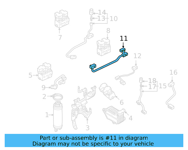 Center AC Line 1EA-816-540 - View 3