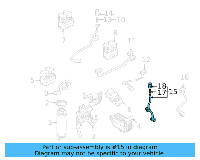 Rear AC Line 1EA-816-543-A - View 3