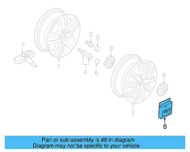 Lockable Wheel Bolt Set 000-071-597 - View 2