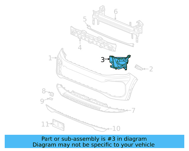 Side Support 3CM-807-884 - View 7