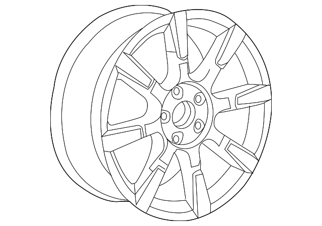 Wheel, Alloy 561-601-025-8Z8 - View 2