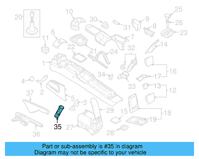 Park Brake Handle 1J0-711-303-AF - View 16