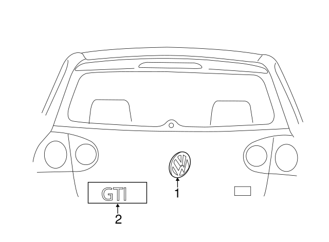 Emblem 5K0-853-630-B-ULM - View 32