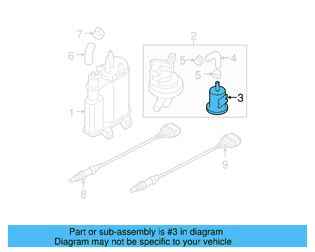 Vapor Canister Filter 1C0-906-621-A - View 49