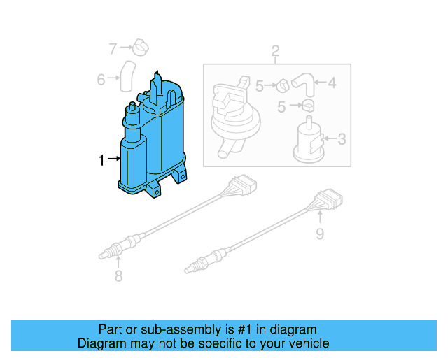 Vapor Canister 3C0-201-797-D - View 19