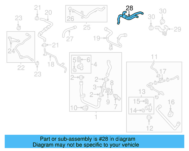 Hose Assembly 1K0-121-096-BS - View 2