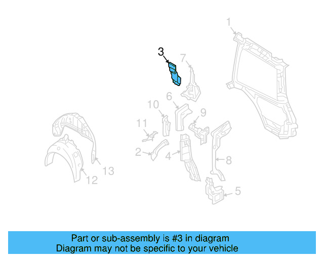 End Plate 1J9-809-881 - View 3