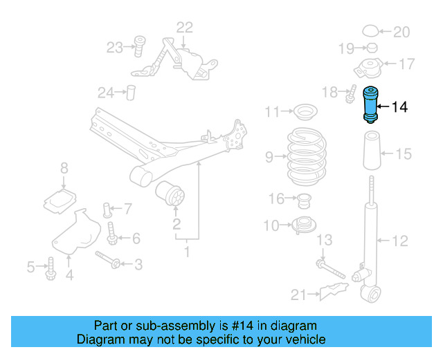 Spring Bumper 5Q0-511-357-F - View 5
