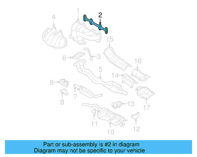 Manifold Gasket 06A-253-039-L - View 11