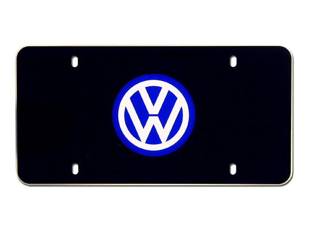 VW Logo Lexan Vanity Plate 000-071-801-A