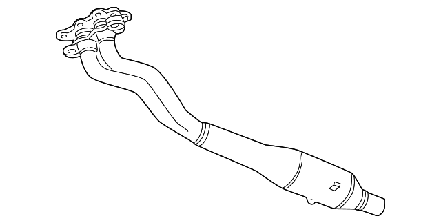 Front Pipe 1J0-254-508-G - View 2