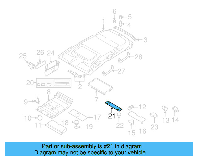 Front Trim 7L6-868-349-P-28U
