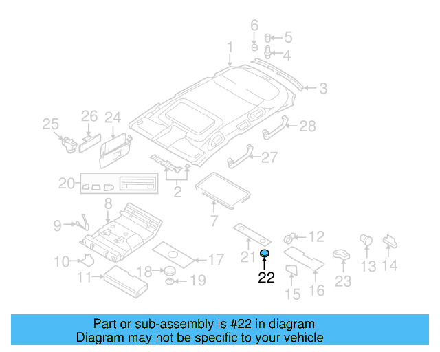 Escutcheon 7L6-858-051-A-5J6