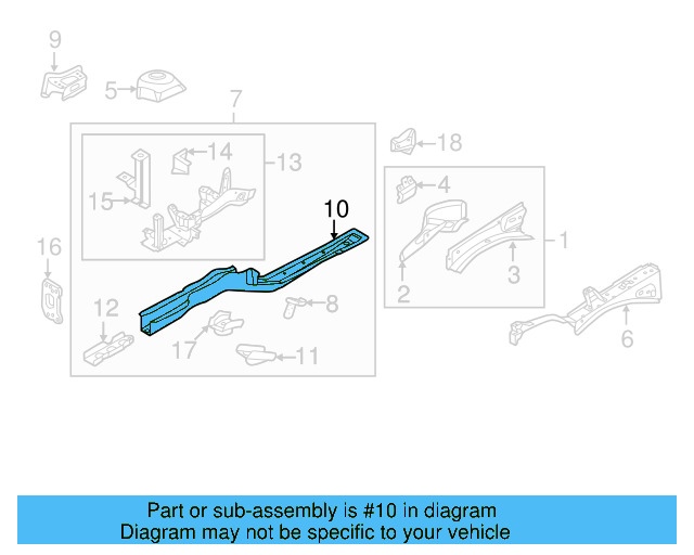 Rail Section 5C0-803-105 - View 19