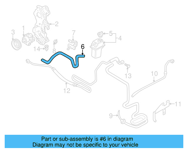 Suction Hose 1C0-422-887-M - View 2