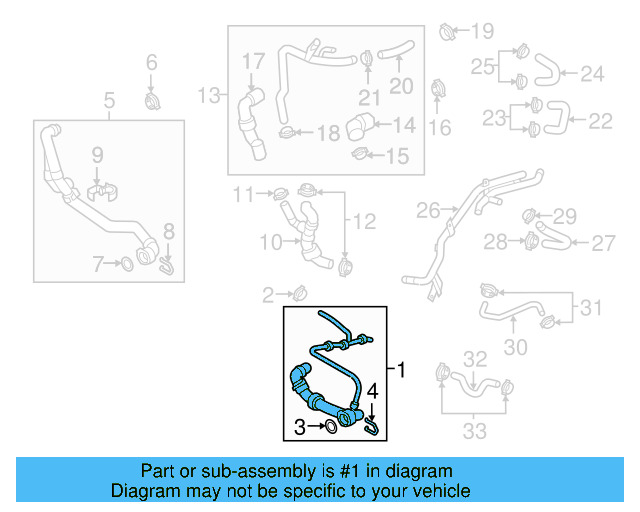 Upper Hose 5K0-122-101-Q