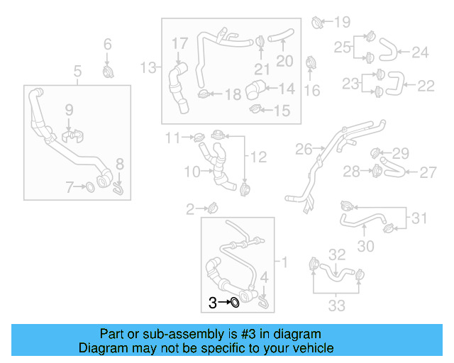 Lower Hose 5K0-122-051-E - View 7