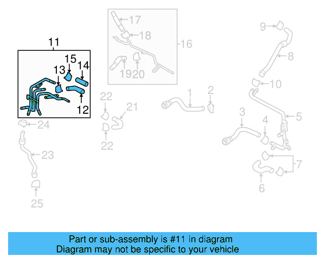 Tube Assembly 04L-121-064-AR - View 11