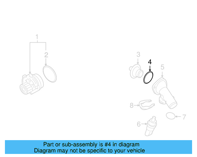 Engine Water Pump Housing O 038-121-119-B - View 8