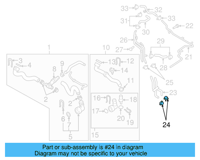 Water Pipe 06J-121-075-D - View 8