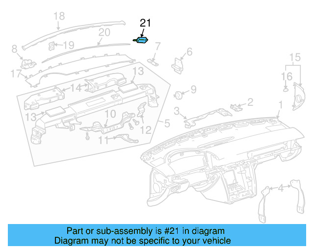 Trim End Cap 3D0-858-756-01C - View 8