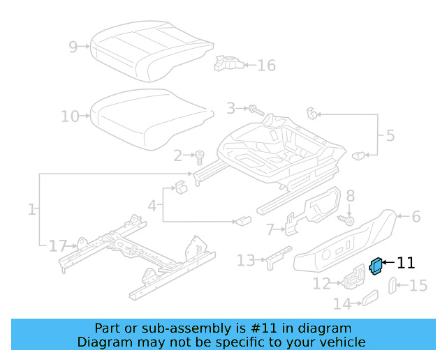 Lumbar Switch 5G0-959-777-QWA - View 11