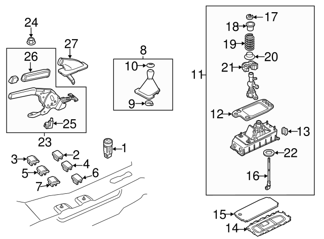 Lever Assembly Lower Bushing 1K0-711-067-C - View 7