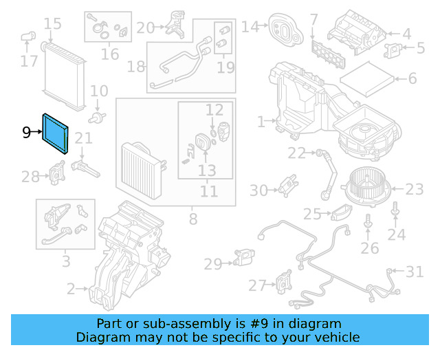 Evaporator Assembly Gasket 3QF-898-003 - View 2
