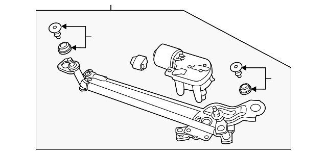 Motor & Linkage 5GM-955-023-A - View 3