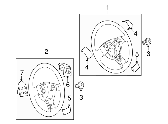 Steering Wheel 3C8-419-091-CB-E74 - View 3