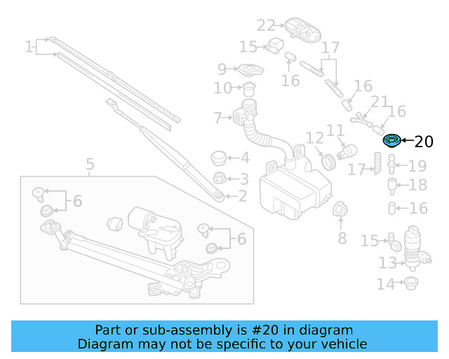 Tubing Grommet 6Q0-955-998 - View 35