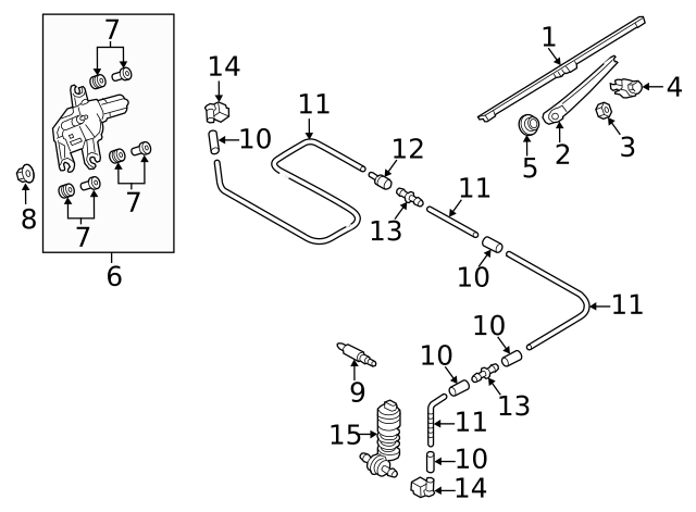 Hose 2D0-955-962 - View 7
