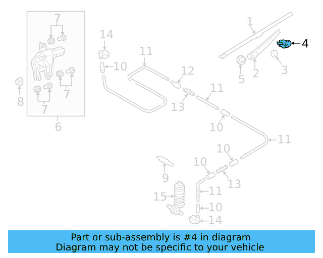 Wiper Arm Cap 5K6-955-435 - View 26
