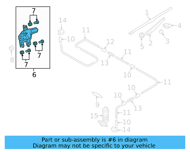 Wiper Motor Assembly 5GM955711B - View 17