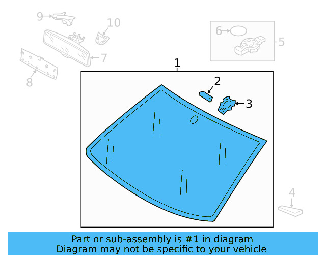 Windshield 5GM-845-011-AK-NVB - View 5