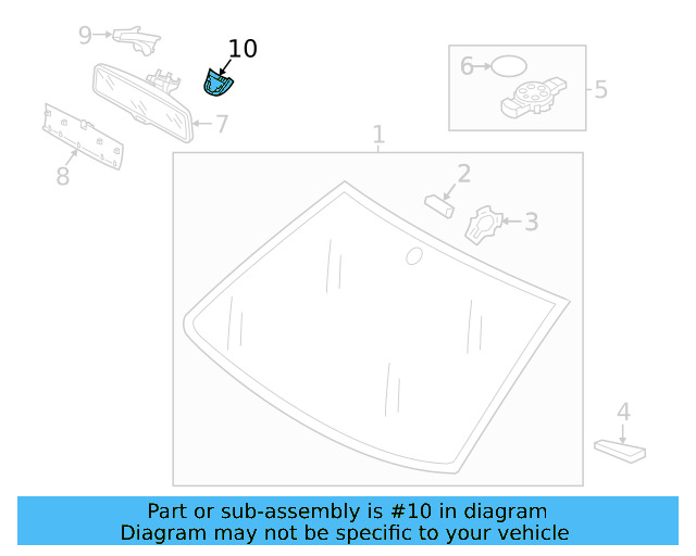 End Cap 5G0-858-548-B-9B9 - View 12