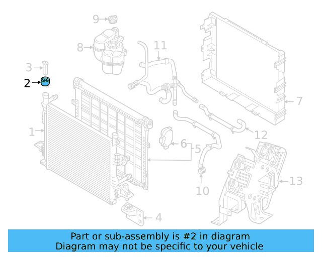 Upper Insulator 1EA-121-367-J - View 3