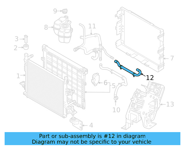 Upper Hose 1EA-122-101-CE - View 4