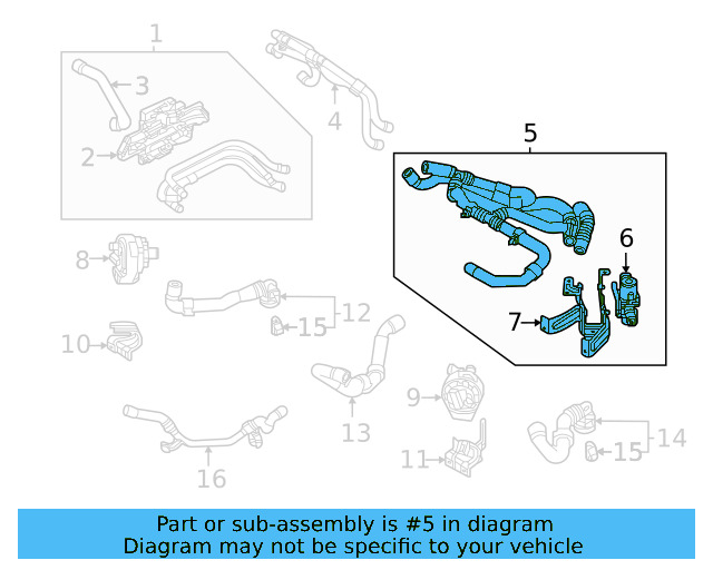 Hose Assembly 1EA-122-049-AL - View 7
