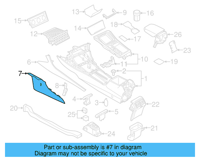 Lower Trim Panel 5G1-898-300-82V - View 5