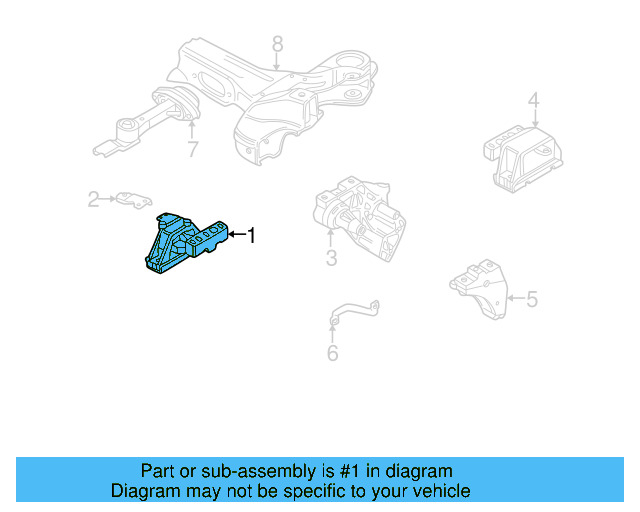 Side Mount 1J0-199-262-CP - View 3