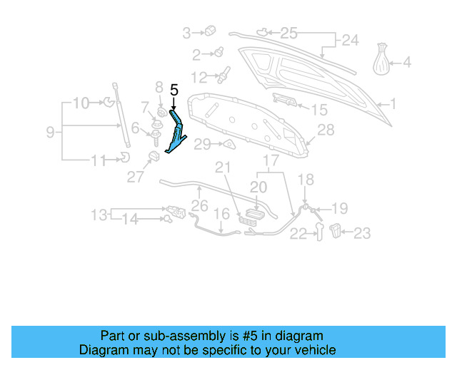 Hood Hinge 1KM-823-302 - View 22